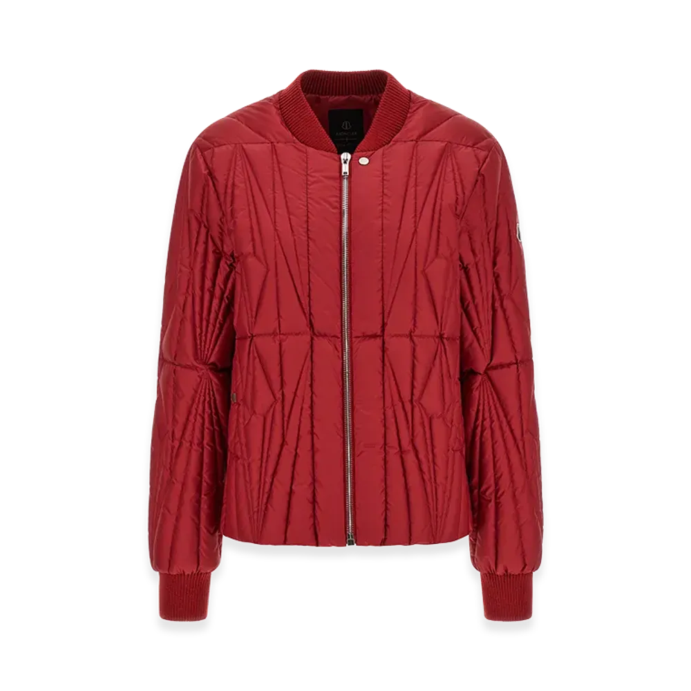 Rick Owens x Moncler Women's 'Geocamo Flight' Down Jacket "Red"
