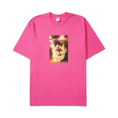 Supreme x Spitfire Flag Tee "Fuchsia"
