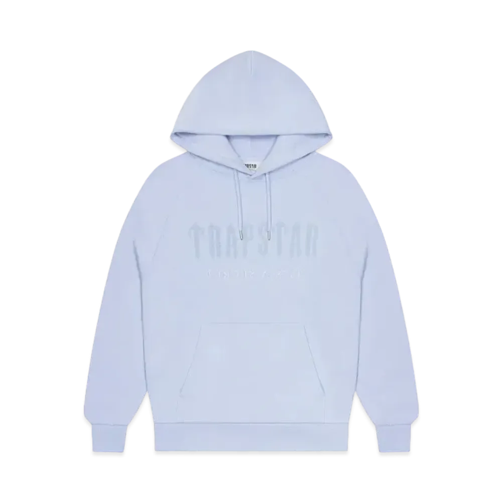 TRAPSTAR Chenille Decoded Hoodie "Ice Blue"