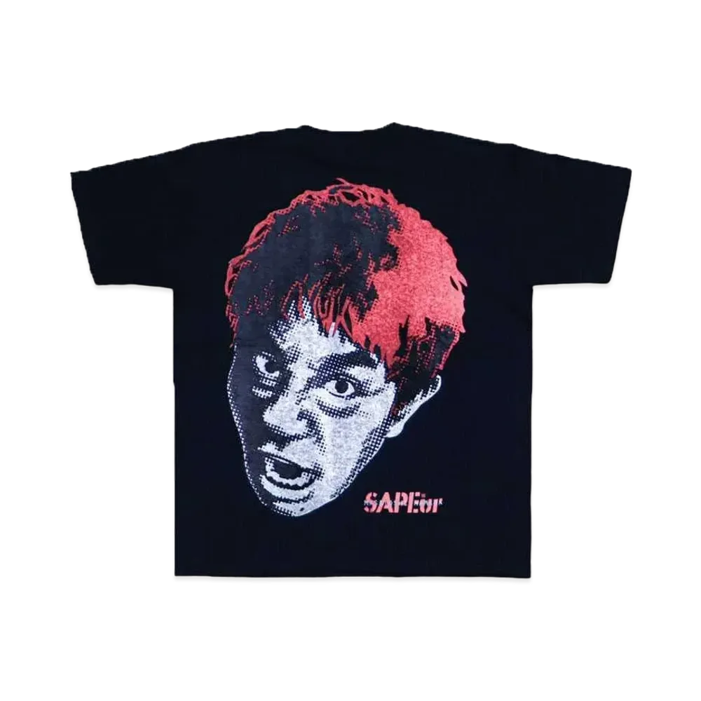 SAPEur x MASATOSHI HAMADA Coralpink S/S Tee "Black"