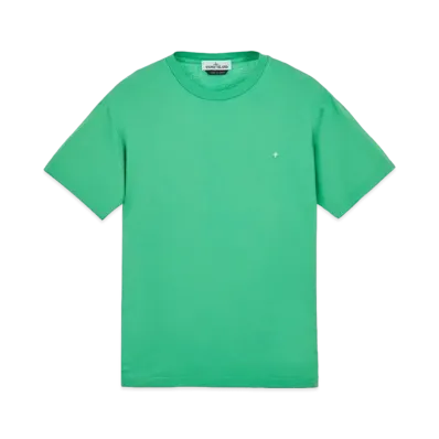 Stone Island 21213 60/2 COTTON JERSEY_SLIM FIT "Green"