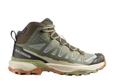 Salomon Women's X Ultra 360 Edge Mid GORE-TEX "Tea/Deep Lichen Green/Brunnera Blue"