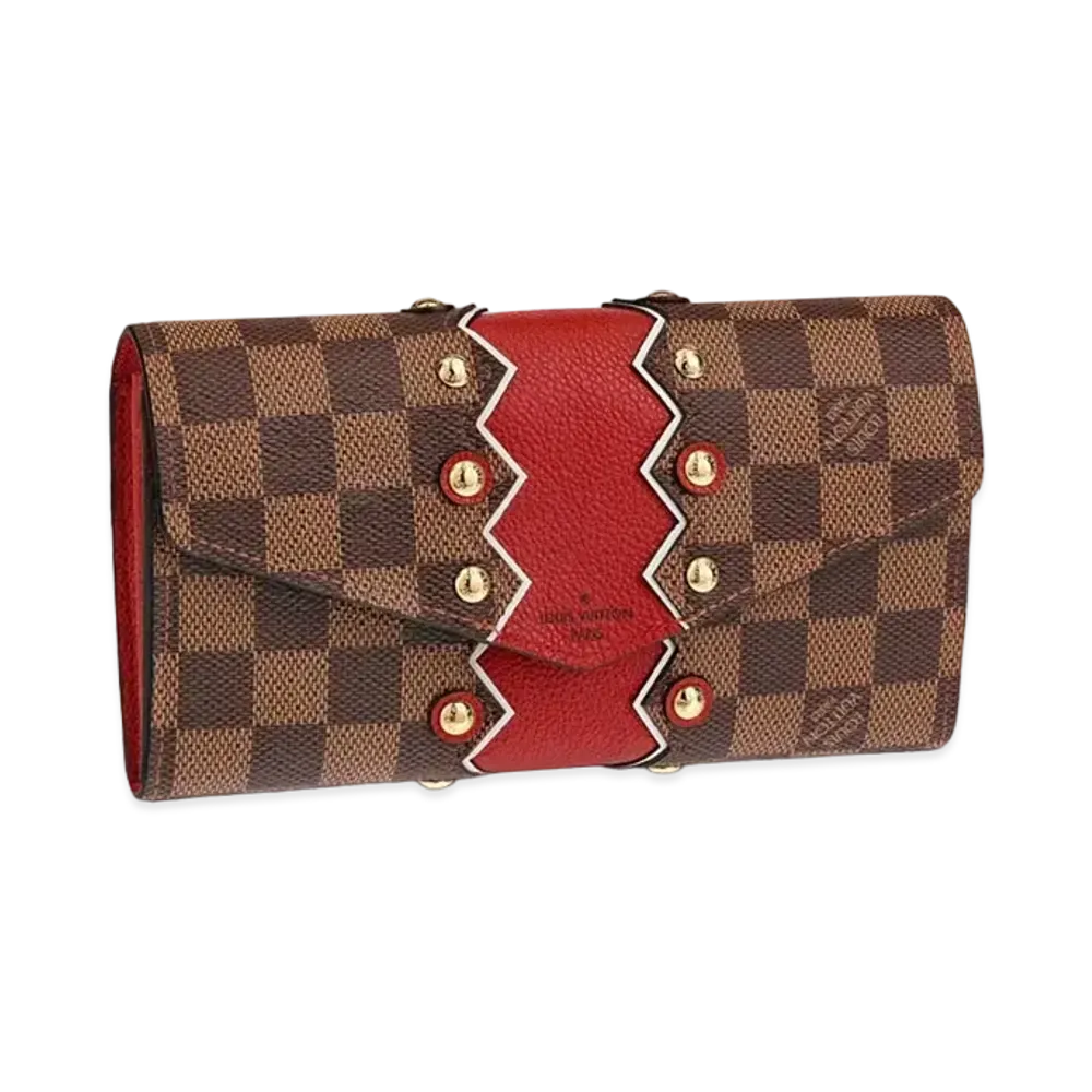 Louis Vuitton Sarah Wallet Damier Ebene Karakoram