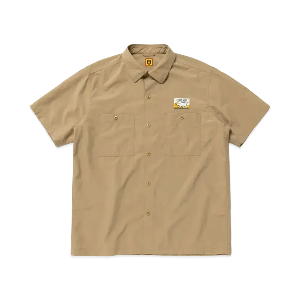 HUMAN MADE CAMP SHIRT "Beige"