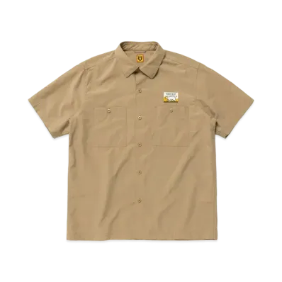 HUMAN MADE CAMP SHIRT "Beige"