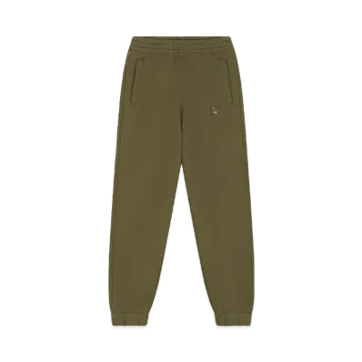 Maison Kitsune Bold Fox Head Patch Comfort Jog Pants "Military Green"