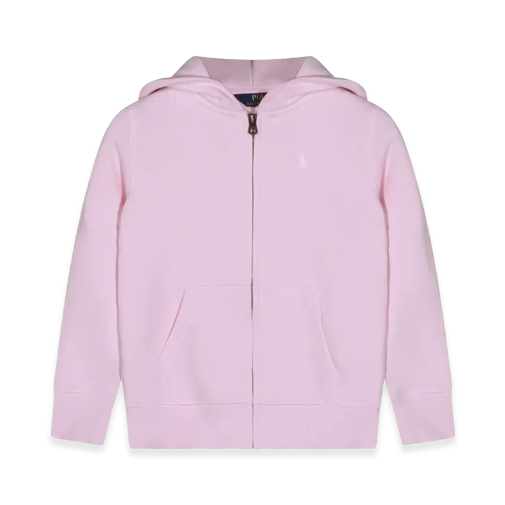 Polo Ralph Lauren Kids Terry Full-Zip Hoodie "Pink"