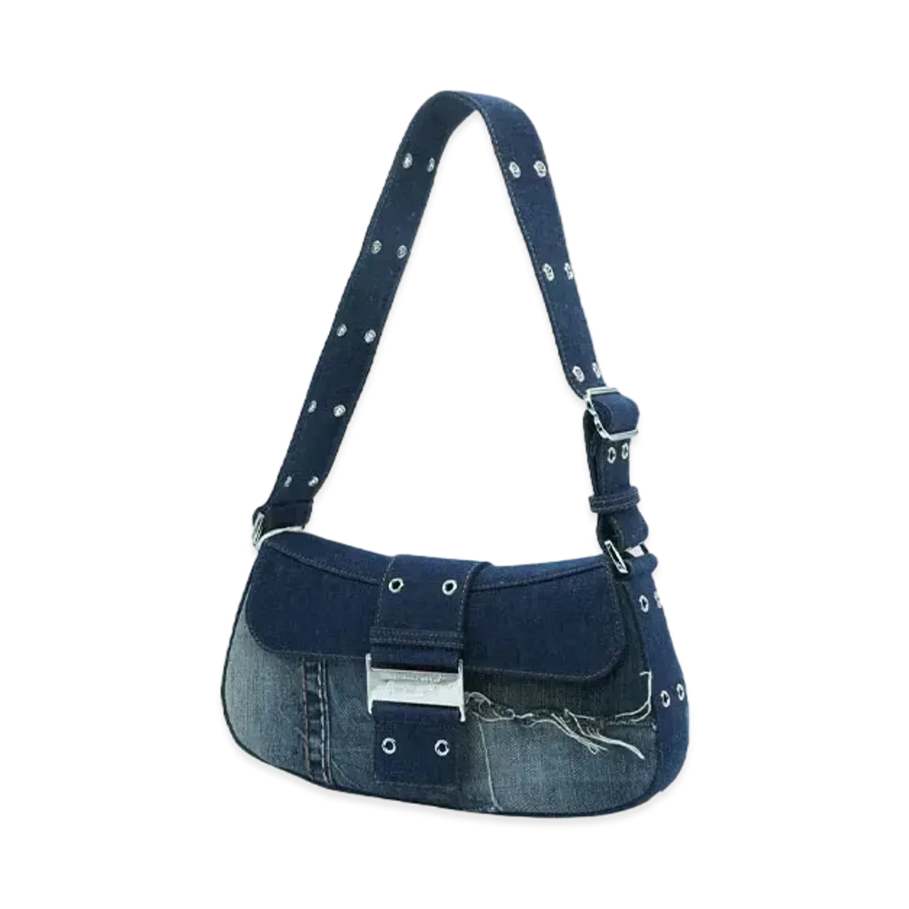EMOTIONAL WORLD Vintage Punk Bag "MULTI DENIM"