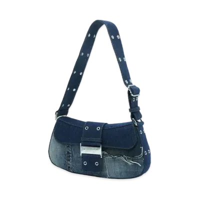 EMOTIONAL WORLD Vintage Punk Bag "MULTI DENIM"