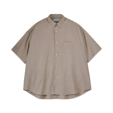 Graphpaper Alumo For Gp S/S Oversized Regular Collar Shirt "Beige"