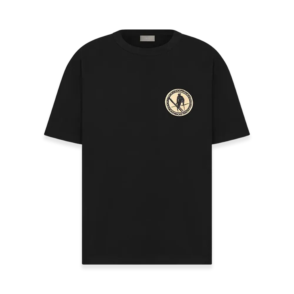 Dior Peter Doig Relaxed Fit T-Shirt Slub Jersey "Black"