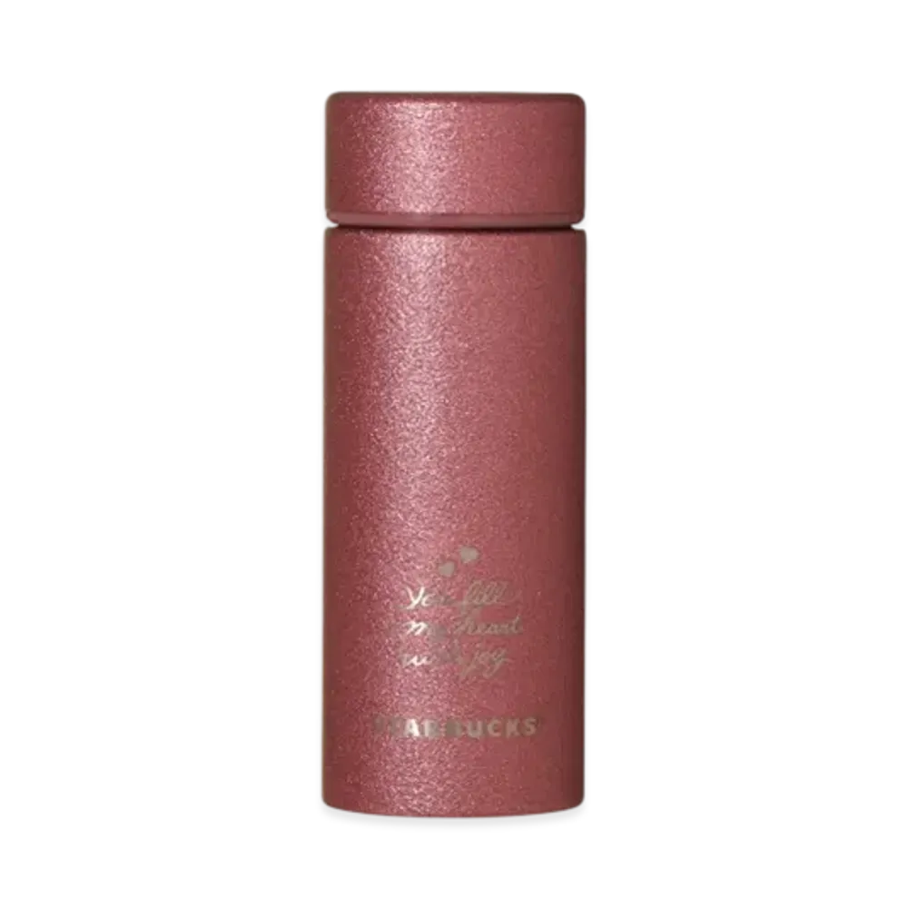 STARBUCKS Valentine 2026 Stainless Steel Bottle Glitter Red 355ml "Pink"