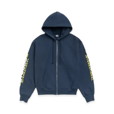 Stussy Blade Zip Hoodie "Navy"
