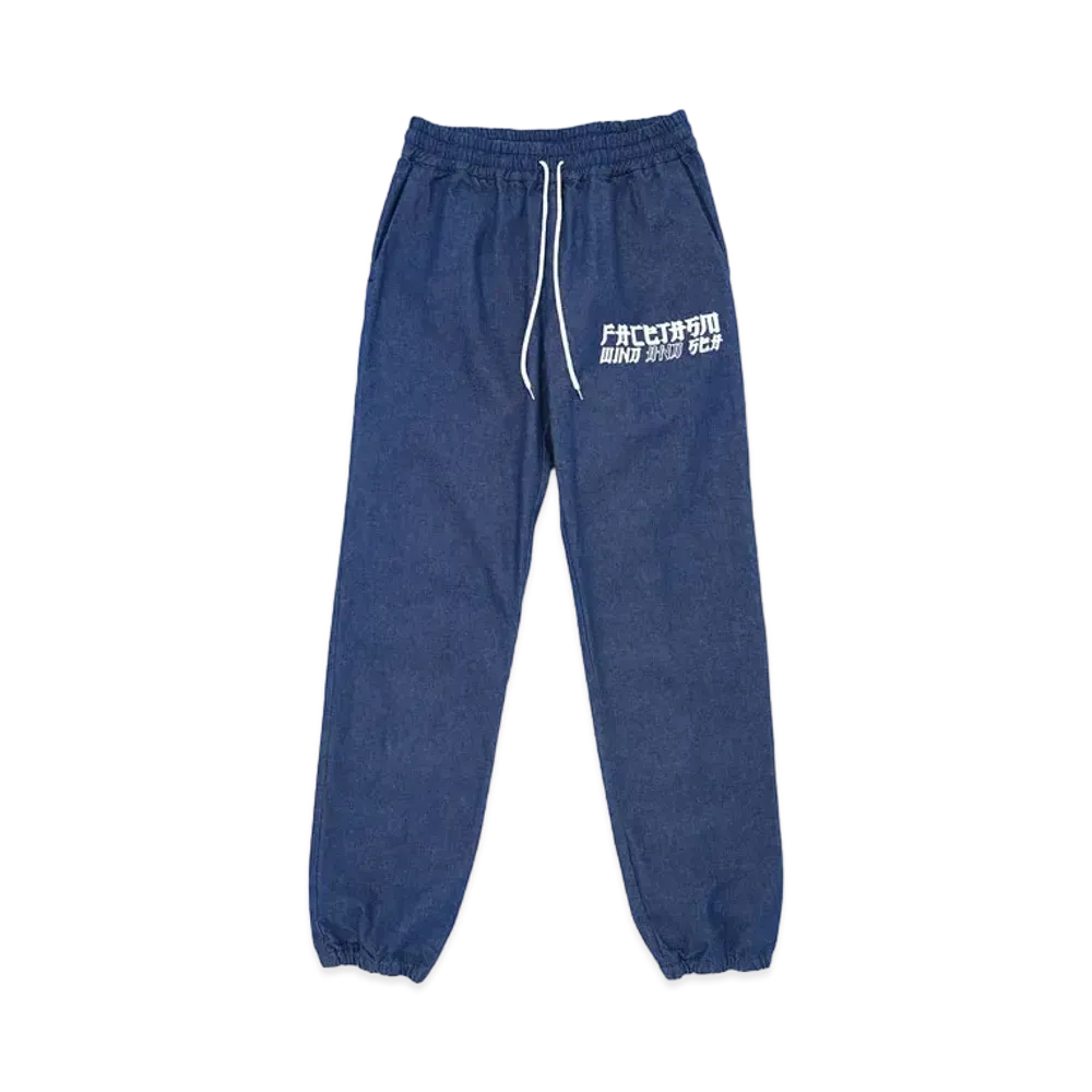 WIND AND SEA x FACETASM Rib Denim Pants "Indigo "