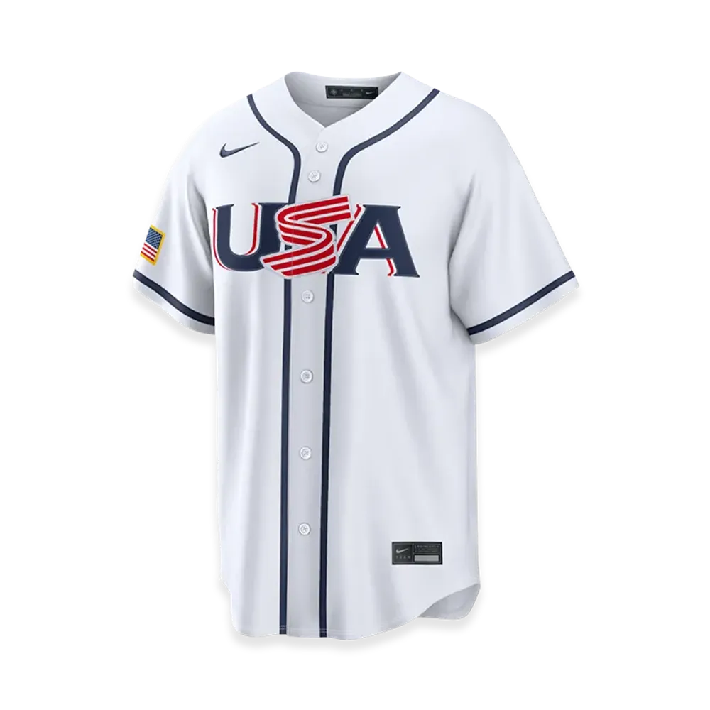 Nike 2026WBC World Baseball Classic USA Baseball Home Stadium Jersey "White"