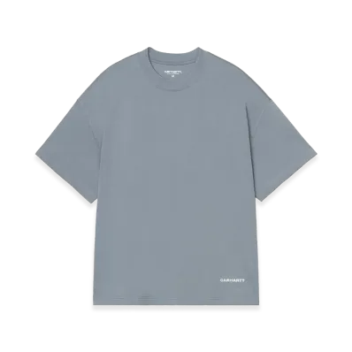 Carhartt WIP S/S Link Script T-Shirt "Velvet Blue/White"
