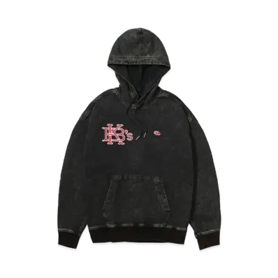 KEBOZ x DIESEL Exclusive D-Um-Rib Track Denim Hoodie "Black"