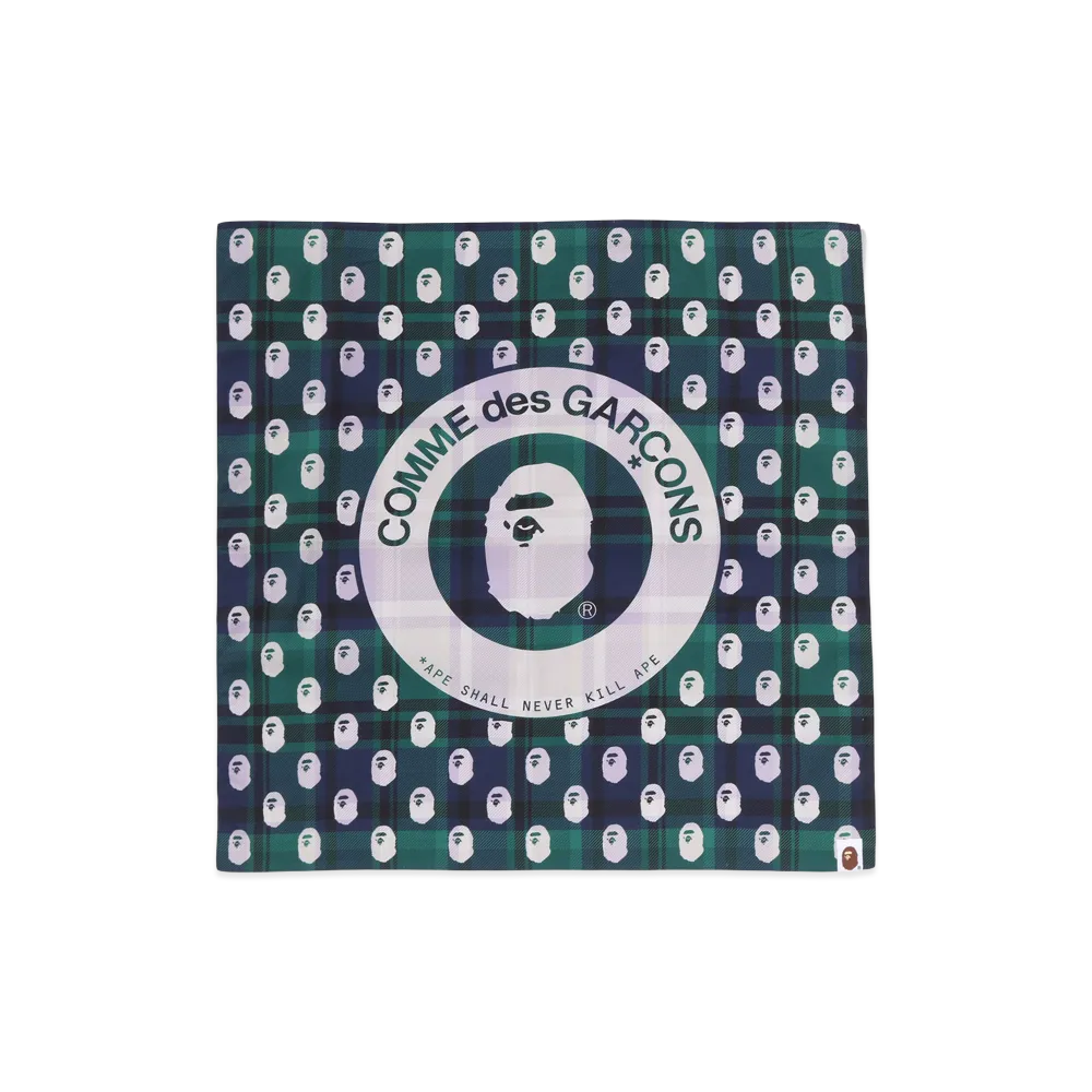 A BATHING APE x COMME des GARCONS CDG Osaka Bape Bandana "Green"