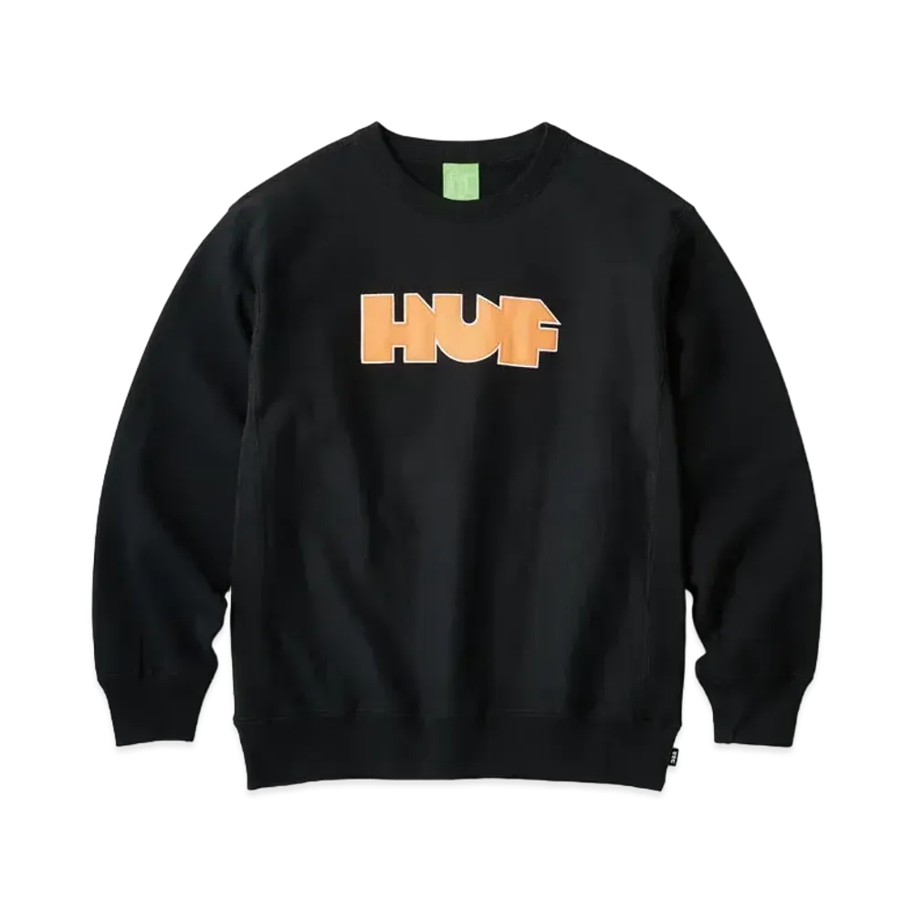 HUF x FTC HUFTC OG Logo Crew Neck "Black"