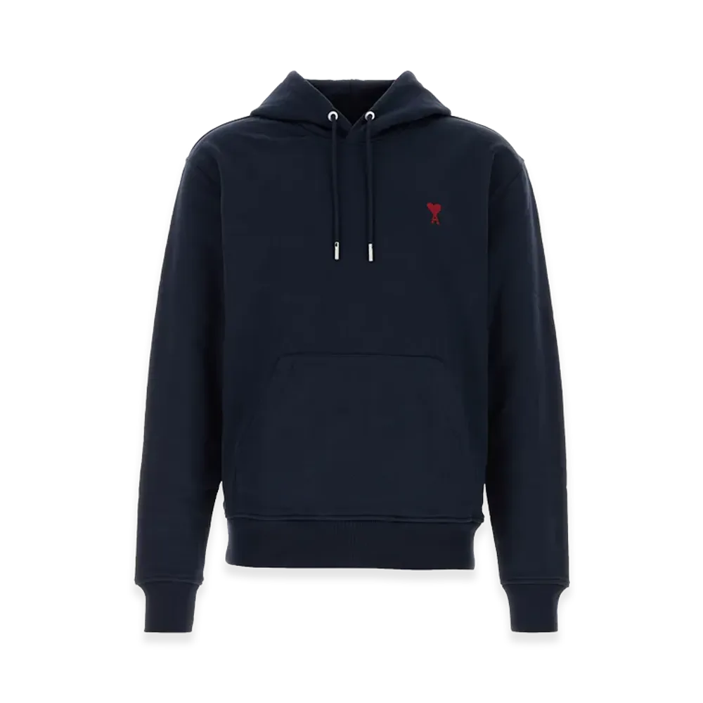 AMI PARIS Cotton Sweatshirt "Blue"