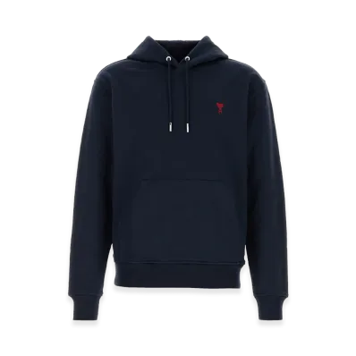 AMI PARIS Cotton Sweatshirt "Blue"