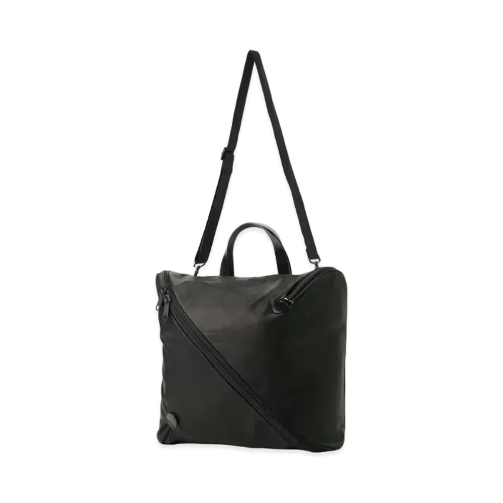 Yohji Yamamoto Garment Leather S Fastener Shoulder Bag "Black"