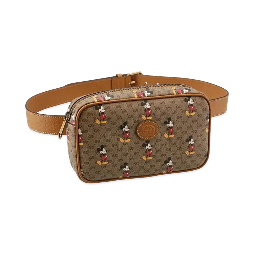 GUCCI x Disney GG Supreme Mickey Mouse Belt Bag