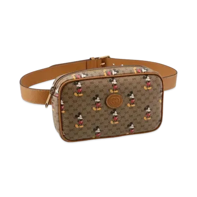GUCCI x Disney GG Supreme Mickey Mouse Belt Bag