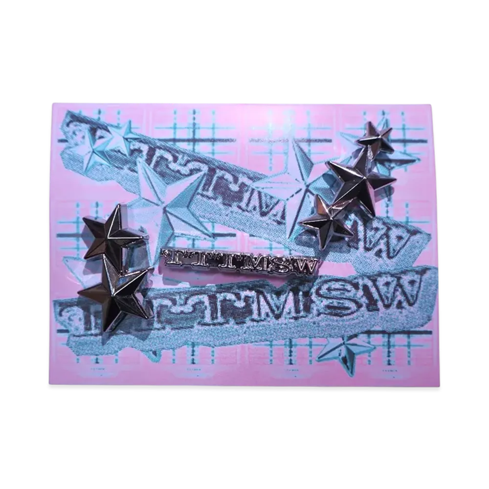 TTTMSW x CANNABIS Pin Badge Set "Silver"