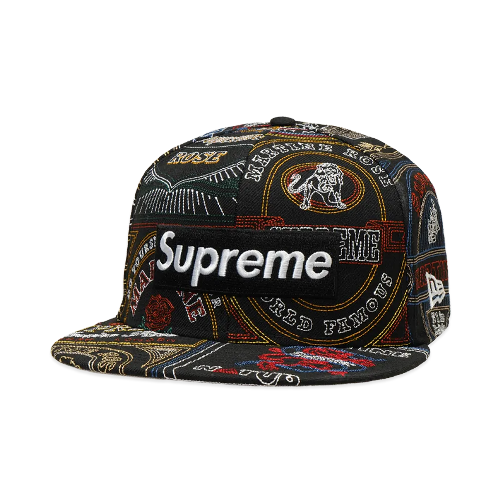 Supreme x Martine Rose Patchwork Labels Box Logo New Era "Multicolor"