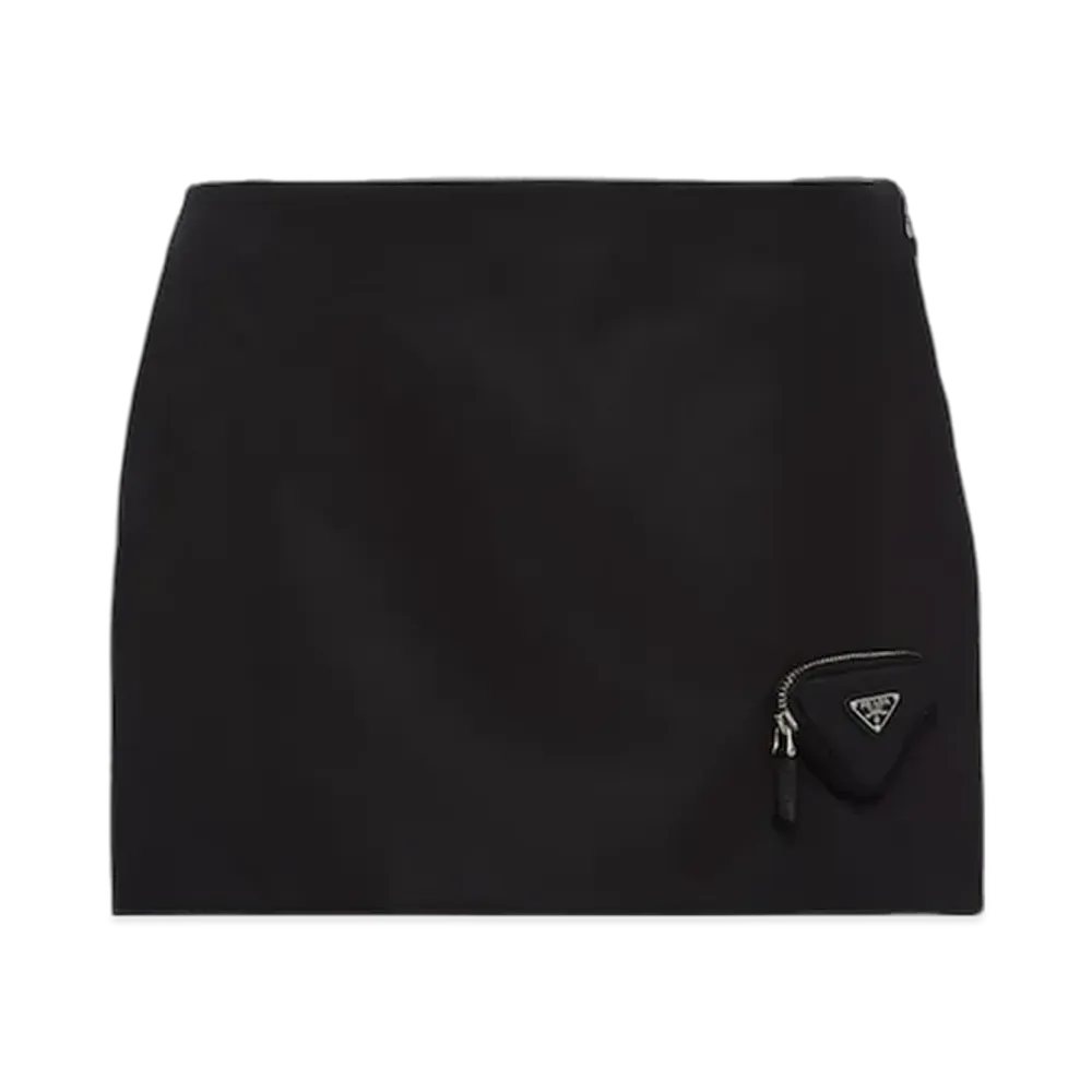 PRADA Women's Re-Nylon Miniskirt "Black"