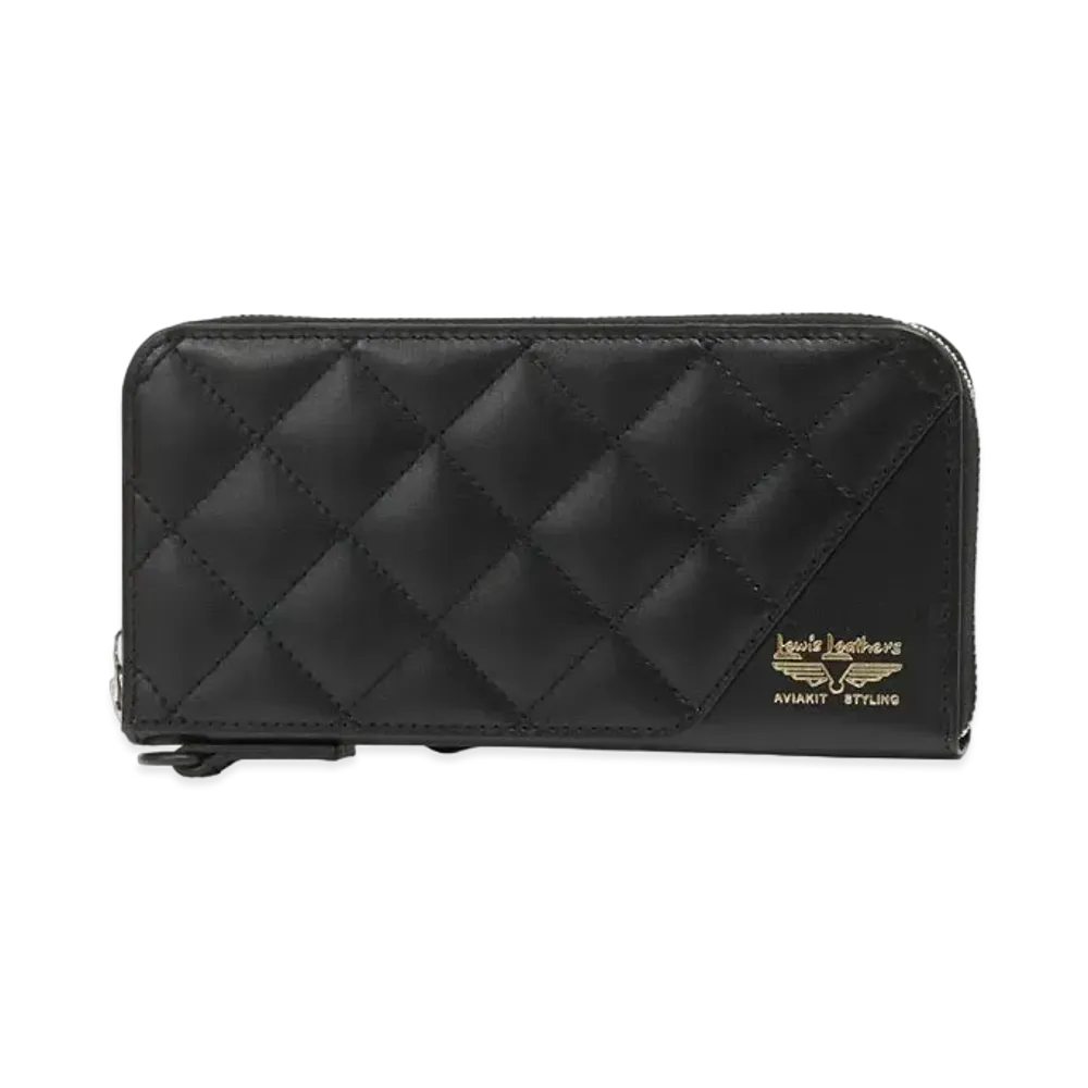 PORTER x Lewis Leathers Long Wallet "Black"