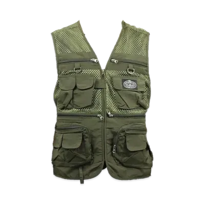 POLeR Multi-Pocket Fishing Vest "Olive"