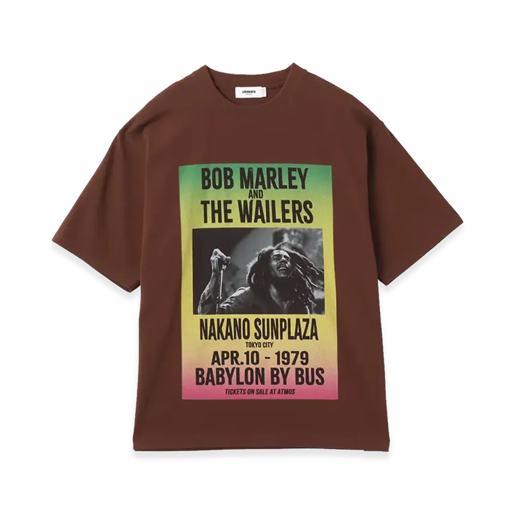 atmos x Bob Marley Babylon by Bus T-Shirt "Brown"