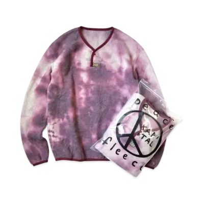 KAPITAL Reverse Fleece Tie Dye Pack Long Tee "Purple"