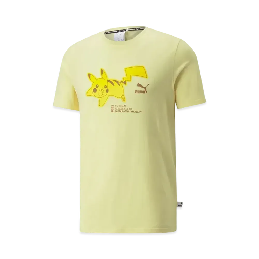Pokémon x PUMA T Shirt "Pale Lemon"