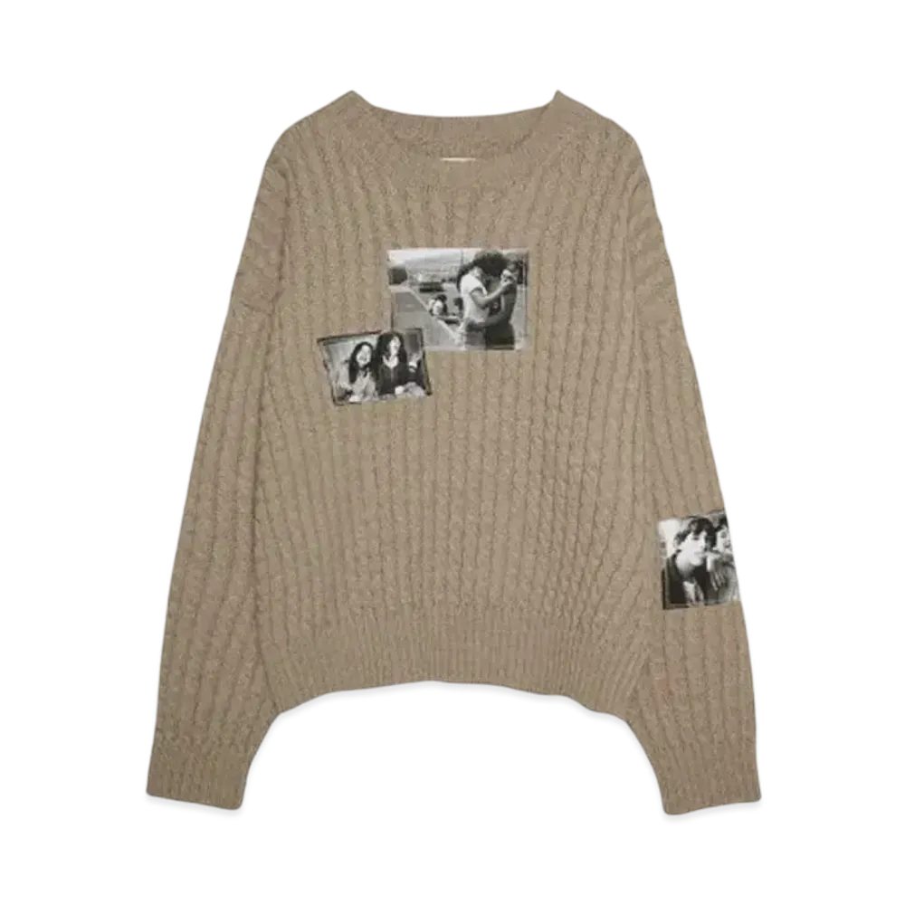 TAKAHIROMIYASHITATheSoloist. crew neck sweater.(low) "BEIGE"