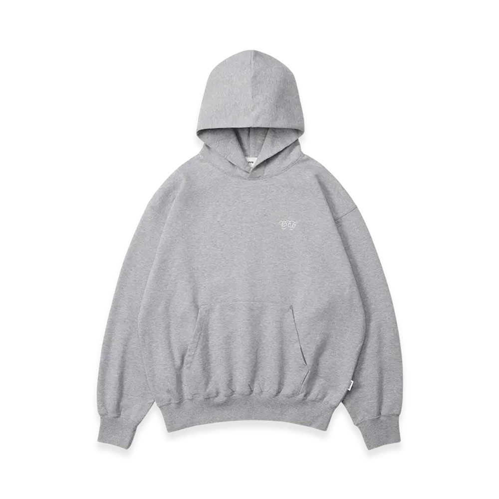 everyone J.30000 Throwie Back Logo Hoodie "Heather Gray"