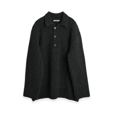 OUR LEGACY Big Piquet Chunky Wool "Wolf Grey"