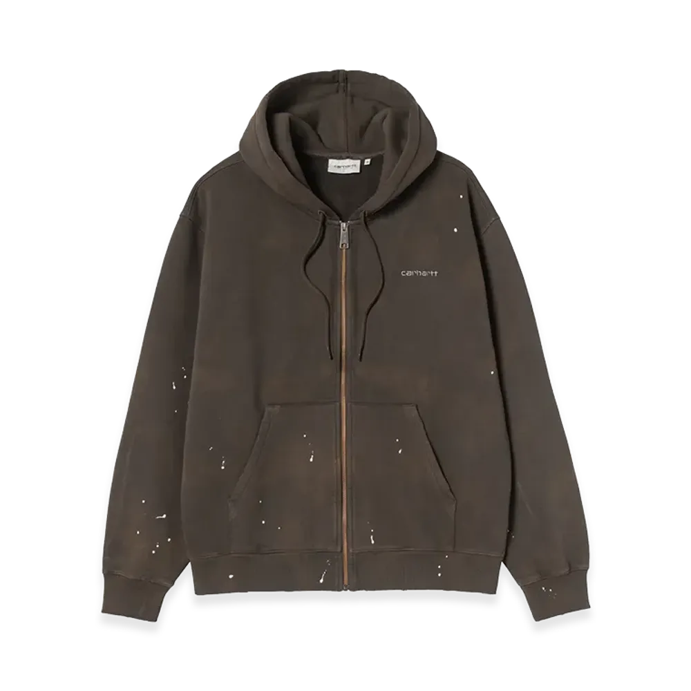 Carhartt WIP Hooded Painter Jacket "Tobacco/Destroy Wash/Splatter"