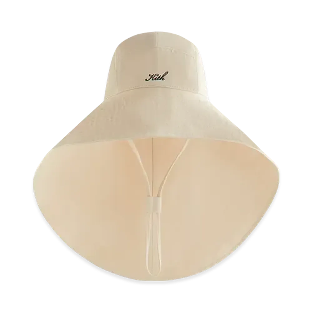 Kith Women Asymmetrical Wide Brim Boonie Hat "Waffle"