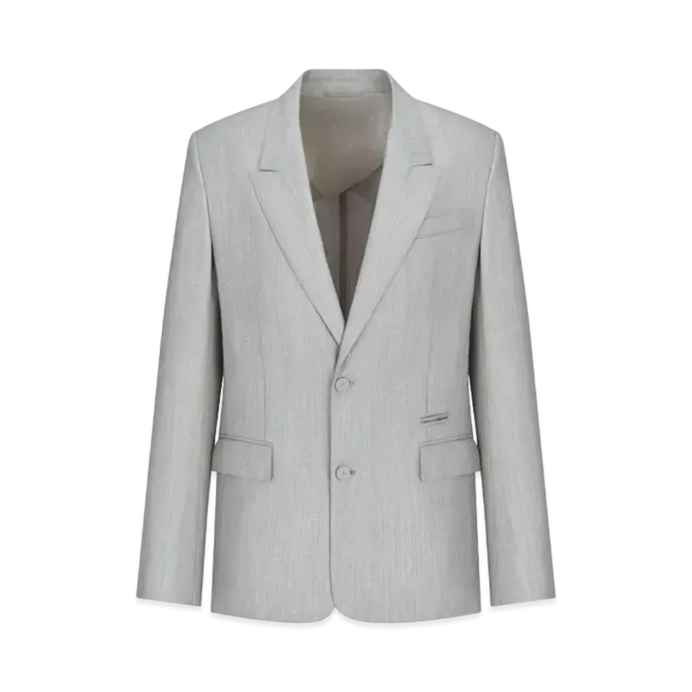 Dior Classic Jacket Wool and Mohair "Gray"