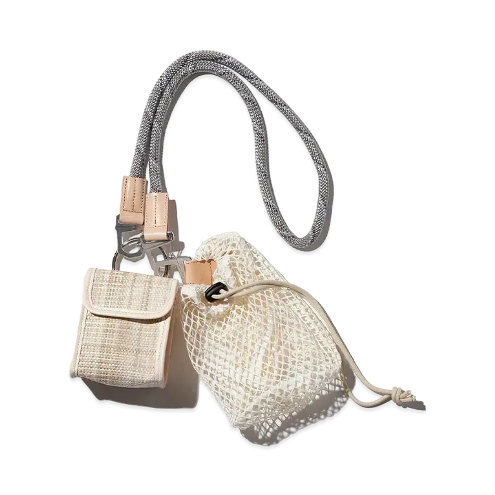 F/CE. W.R Panama Chain Purse "Ivory"