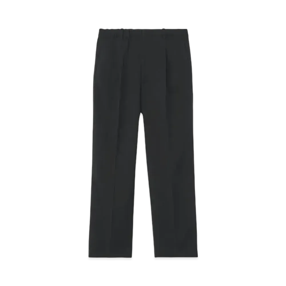 Goldwin One Tuck Straight Pants (Unisex) "Black"