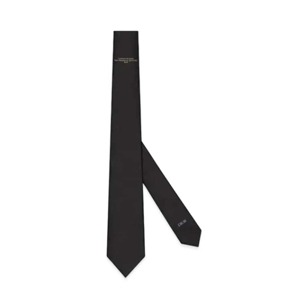 Dior Francois 1er Tie and Silk "Black/Beige"