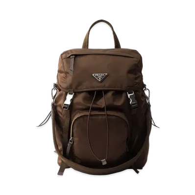 PRADA Re-Nylon Backpack "Sienna Brown"