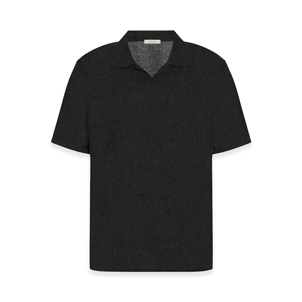 The Row Morand Cashmere Top "Charcoal"