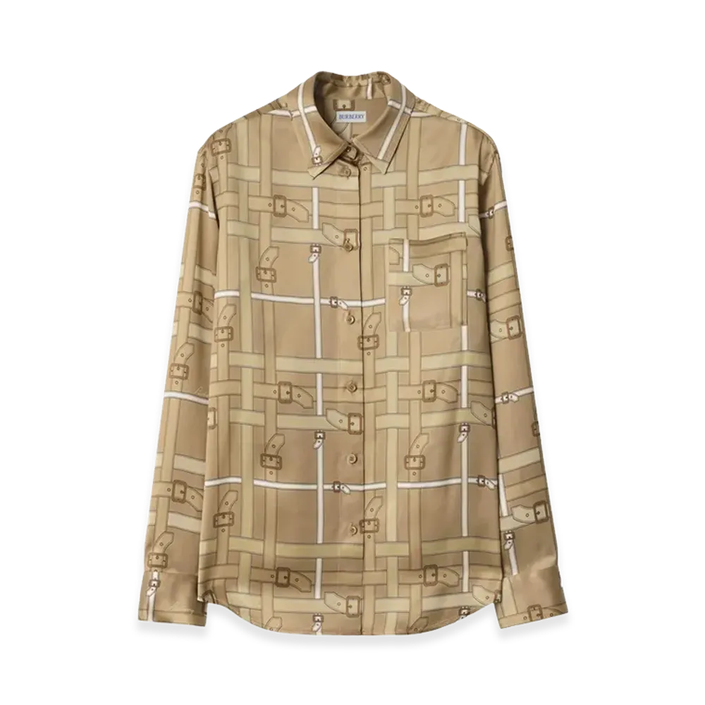Burberry Women's Shirt "Neutrals/White"
