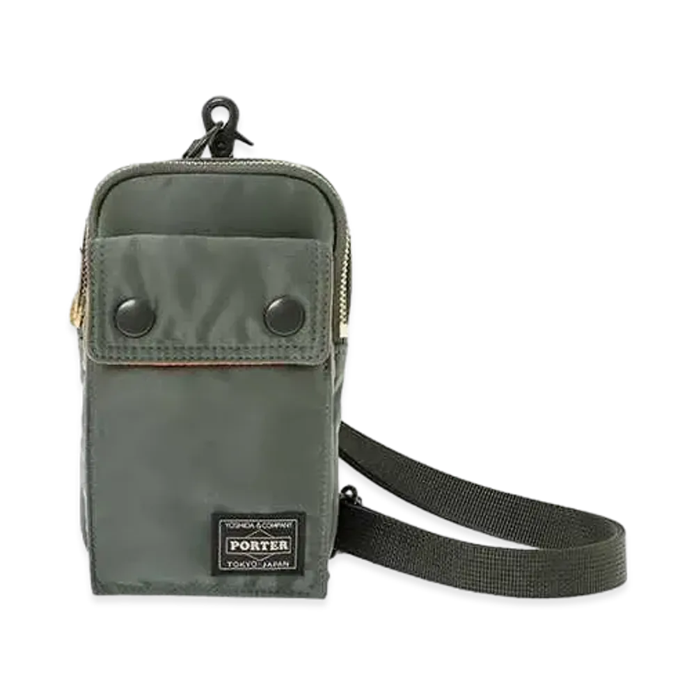 PORTER / TANKER Mobile Pouch "Sage Green"