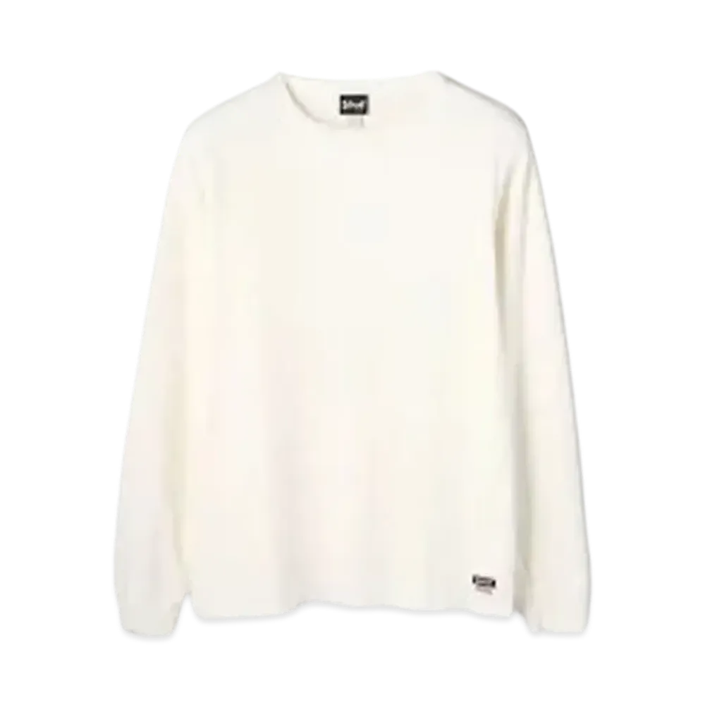 Schott Honeycomb Crewneck T-shirt "White"